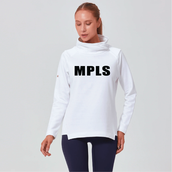 Picture of Women's Overlap Funnel Collar Crew